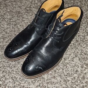 Florsheim Black Leather Chukka Boots